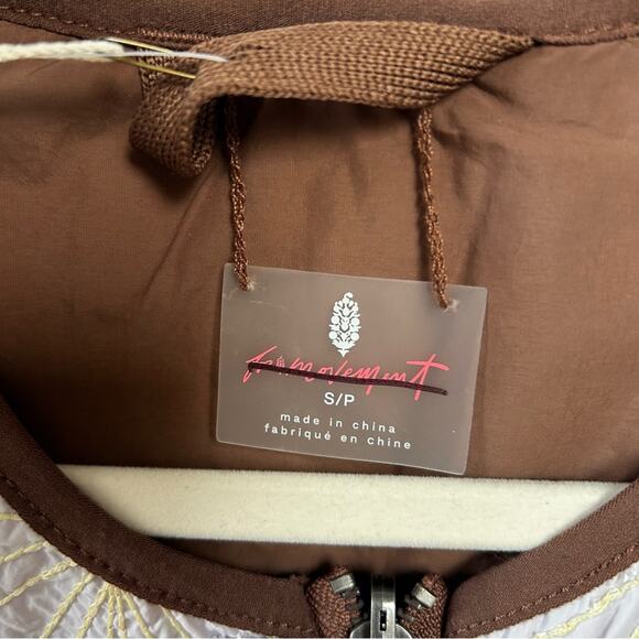 Free People Movement Kacie Reversible Quilted Liner Vest Size Small NWT Boho - Picture 7 of 11